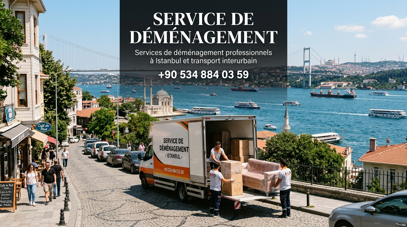 Déménagement à Istanbul interurbain service professionnel