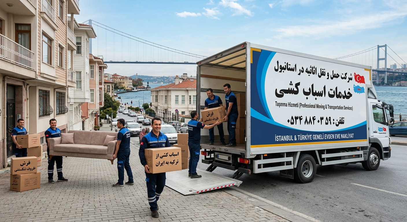 خدمات اسباب‌کشی در استانبول و بین‌شهری شرکت حمل و نقل